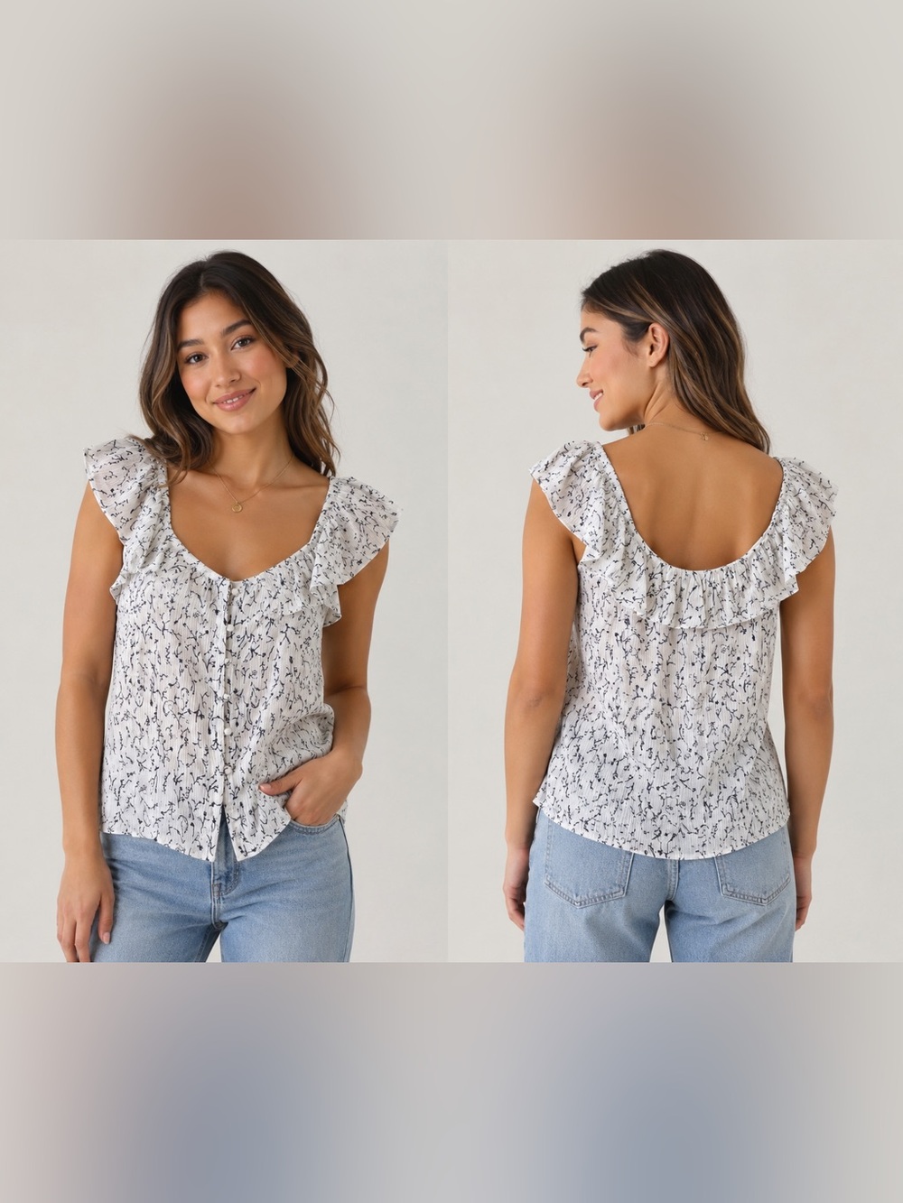 Casual Boho floral Blouse